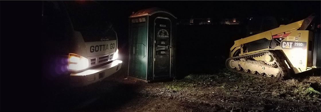 Gotta Go Potties portable potty for construction sites