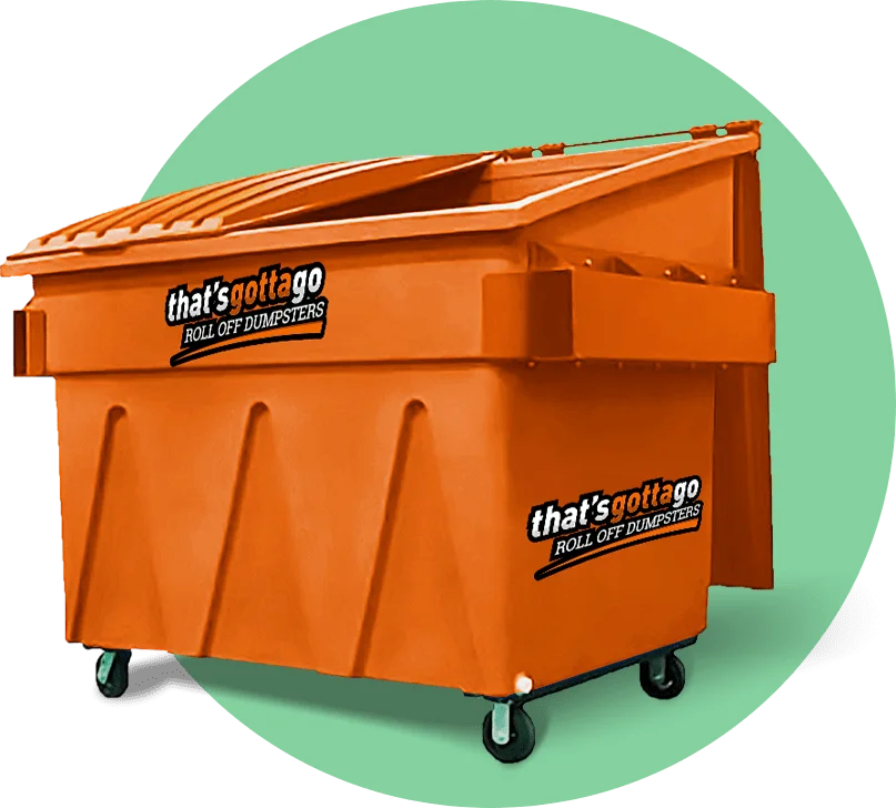 Commercial front loader dumpsters from Gotta Go Potties in the Poconos